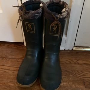 browning rubber boots